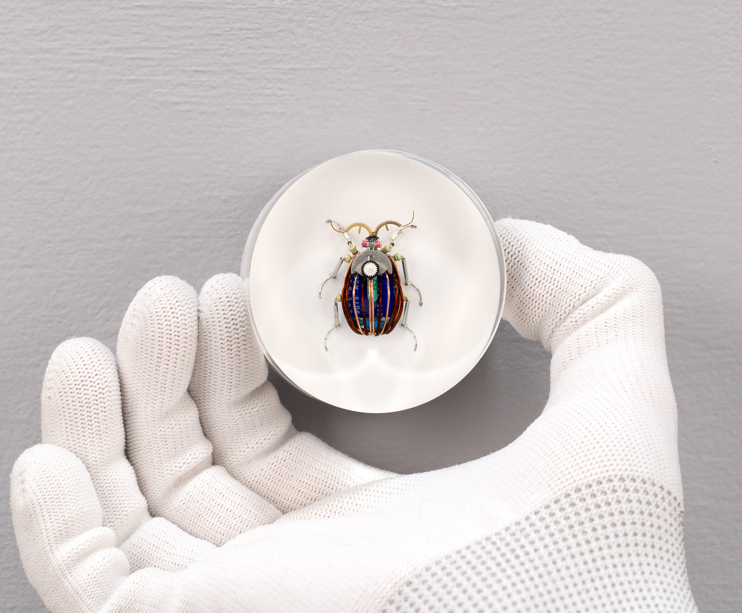 Blue Scarab Mini Sculpture, 2025