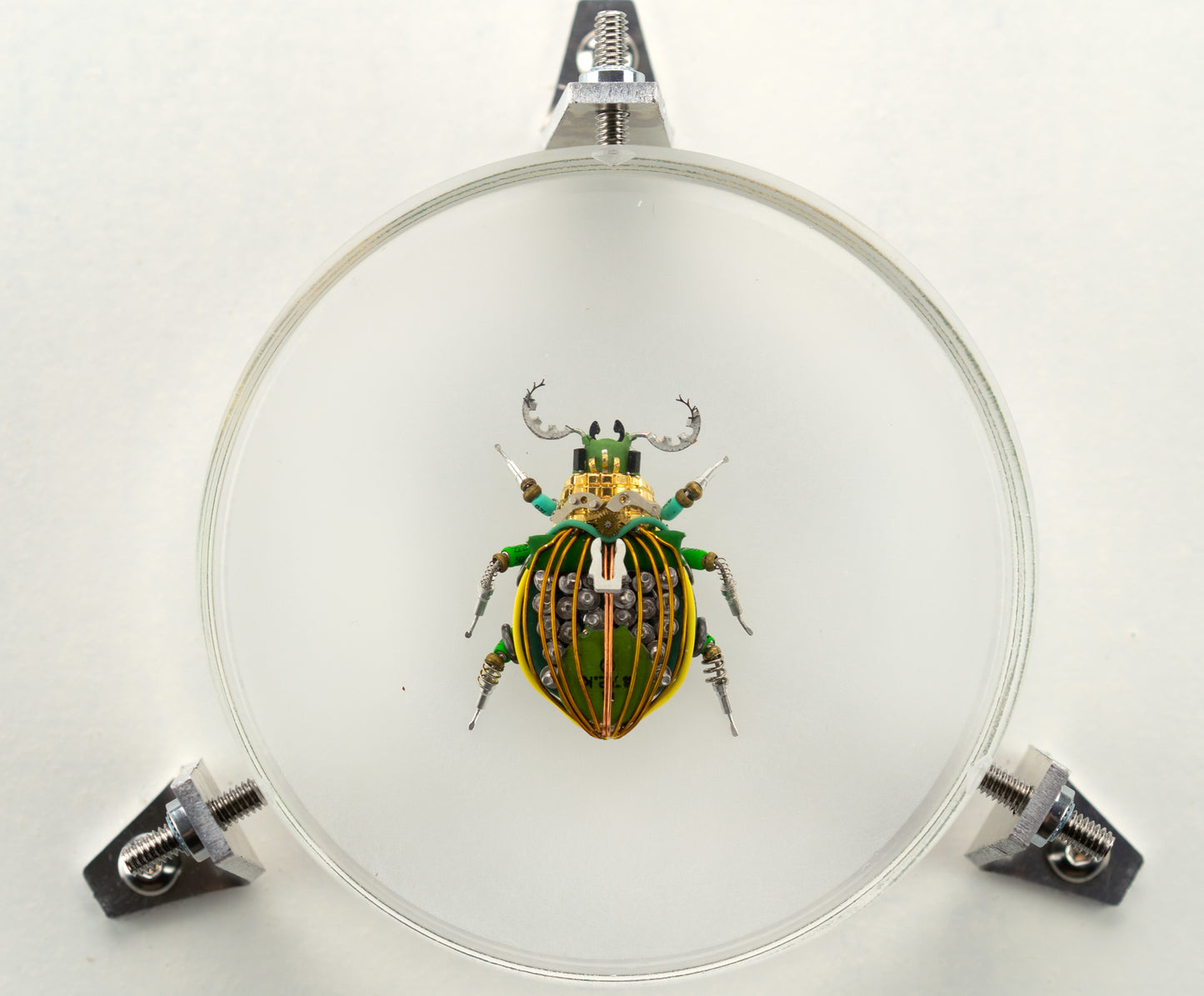 Faceted Green Scarab, 2023