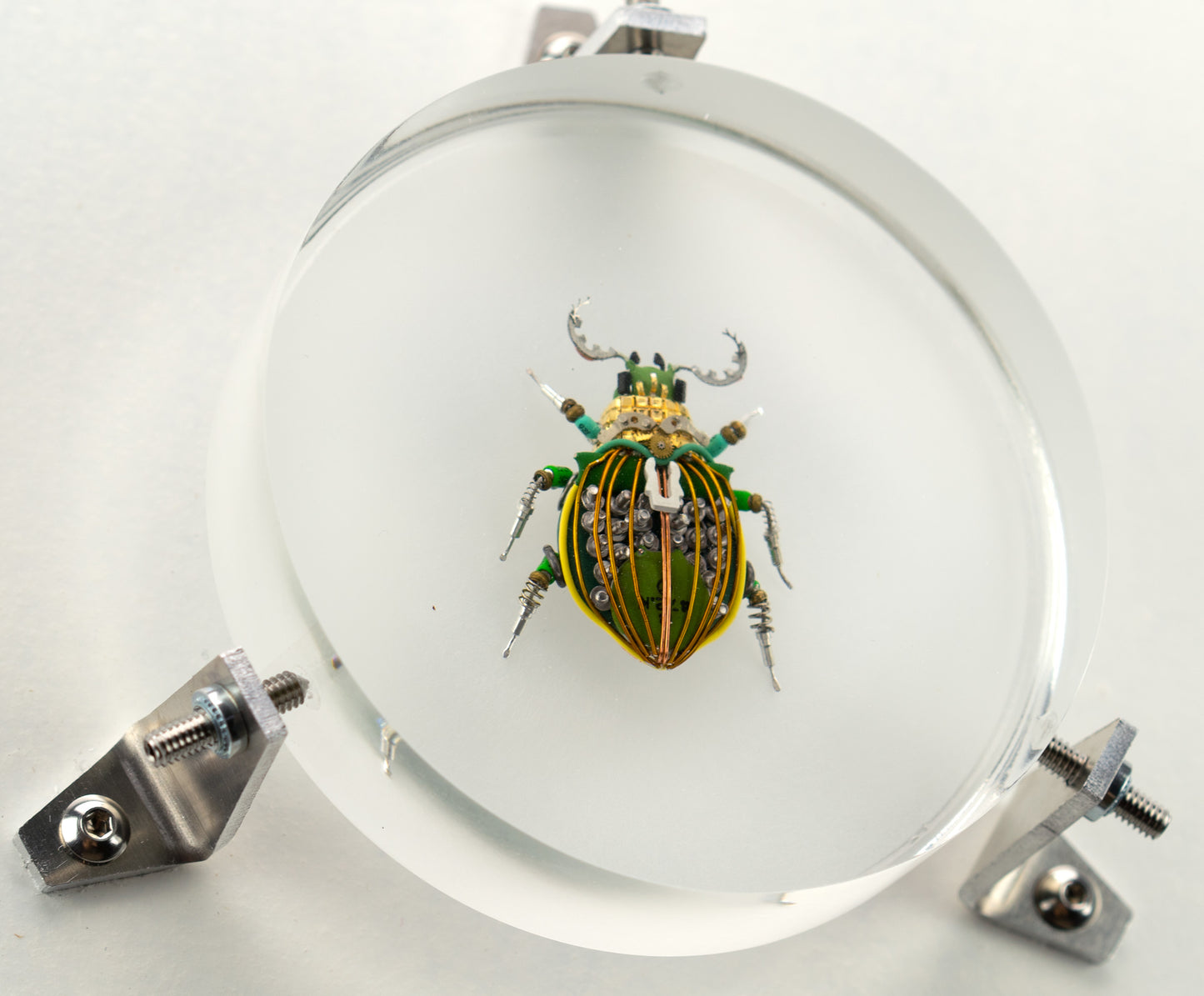Faceted Green Scarab, 2023