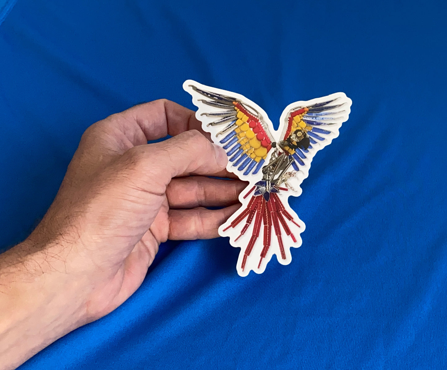 Macaw Parrot Diecut Decal