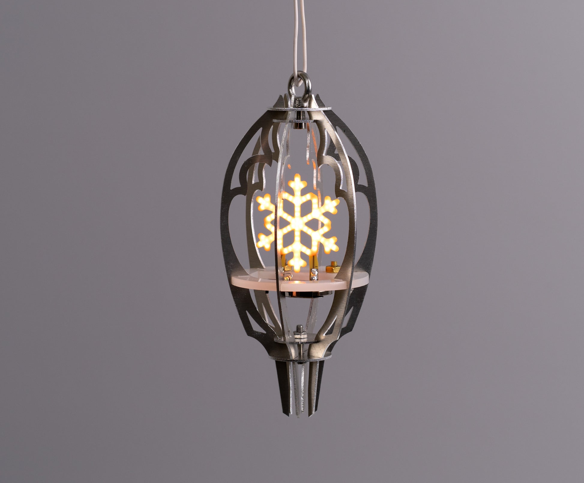 Christmas snowflake ornament led light by Lex Talkington