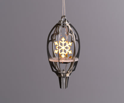 Christmas snowflake ornament led light by Lex Talkington