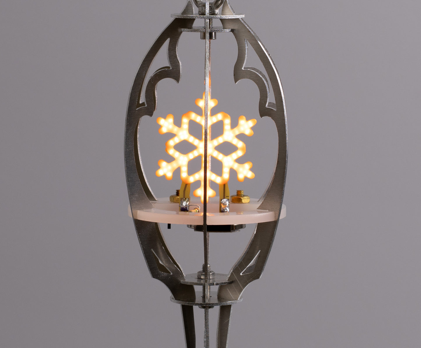 Christmas snowflake ornament led light by Lex Talkington