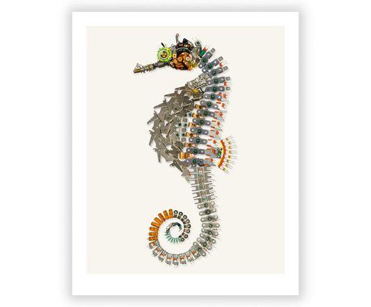 Seahorse (Scorpion Seahorse) Signed Fine Art Print (8 x 10)